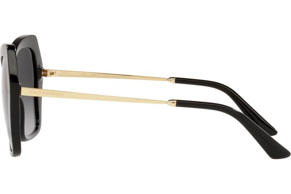 Okulary przeciwsłoneczne Dolce & Gabbana DG4399 501/8G Kocie oczy Czarne