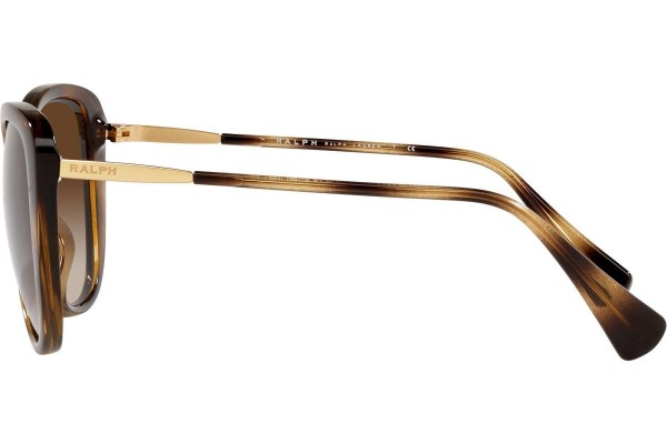 Okulary przeciwsłoneczne Ralph by Ralph Lauren RA5288U 500313 Kocie oczy Havana