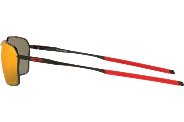 Okulary przeciwsłoneczne Oakley Savitar OO6047-09 Prostokątne Czarne