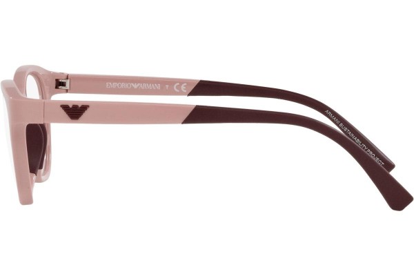 Okulary korekcyjne Emporio Armani EA3204 5086 Kocie oczy Różowe