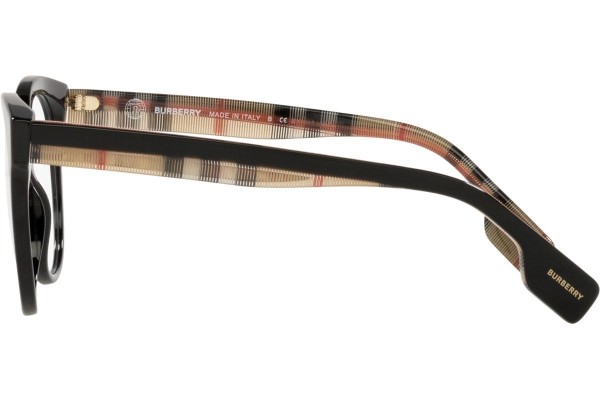Okulary korekcyjne Burberry Jacqueline BE2356 3942 Okrągłe Czarne
