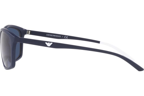 Okulary przeciwsłoneczne Emporio Armani EA4179 508880 Prostokątne Niebieskie