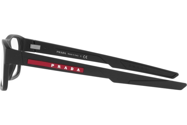 Okulary korekcyjne Prada Linea Rossa PS08OV DG01O1 Prostokątne Czarne