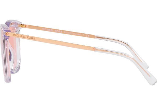 Okulary przeciwsłoneczne Michael Kors Zermatt MK2079U 30155 Kocie oczy Przezroczyste
