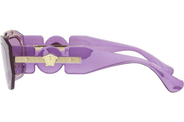 Okulary przeciwsłoneczne Versace Medusa Biggie VE2235 100284 Prostokątne Fioletowe
