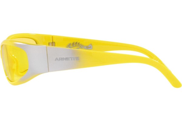 Okulary przeciwsłoneczne Arnette Catfish AN4302 281685 Prostokątne Żółte