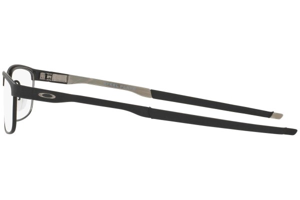Okulary korekcyjne Oakley Steel Plate OX3222-01 Prostokątne Czarne