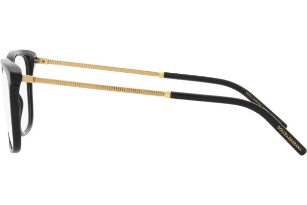 Okulary korekcyjne Dolce & Gabbana DG3349 501 Kwadratowe Czarne