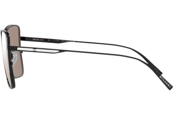 Okulary przeciwsłoneczne Bvlgari BV6176 20660V Kwadratowe Czarne