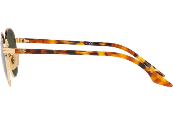 Okulary przeciwsłoneczne Ray-Ban RB3691 001/31 Okrągłe Złote
