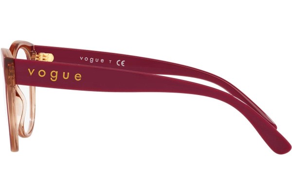 Okulary korekcyjne Vogue Eyewear VO5421 2994 Okrągłe Czerwone