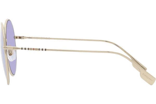 Okulary przeciwsłoneczne Burberry Pippa BE3132 11091A Okrągłe Złote