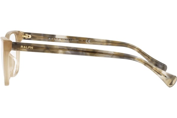 Okulary korekcyjne Ralph by Ralph Lauren RA7137U 6010 Kwadratowe Beżowe