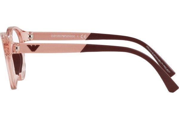 Okulary korekcyjne Emporio Armani EA3205 5544 Okrągłe Różowe