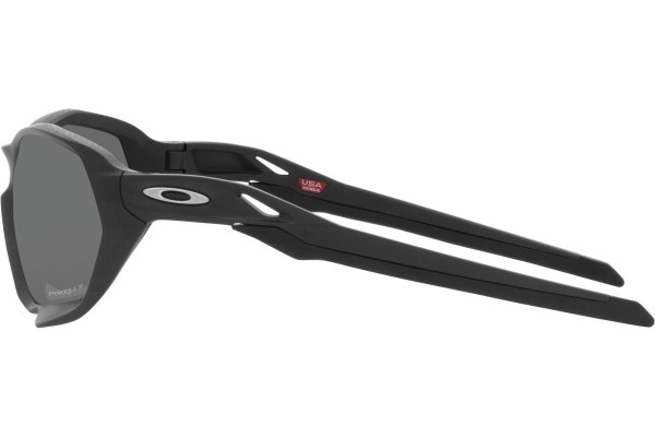 Okulary przeciwsłoneczne Oakley Plazma High Resolution Collection OO9019-14 Polarized Prostokątne Szare