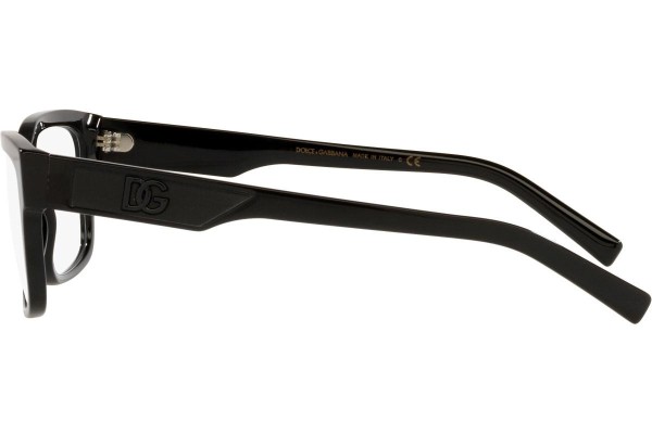 Okulary korekcyjne Dolce & Gabbana DG3352 501 Prostokątne Czarne