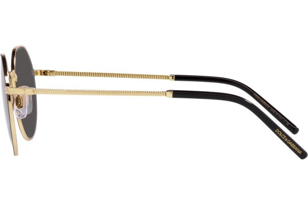 Okulary przeciwsłoneczne Dolce & Gabbana DG2286 02/87 Okrągłe Złote