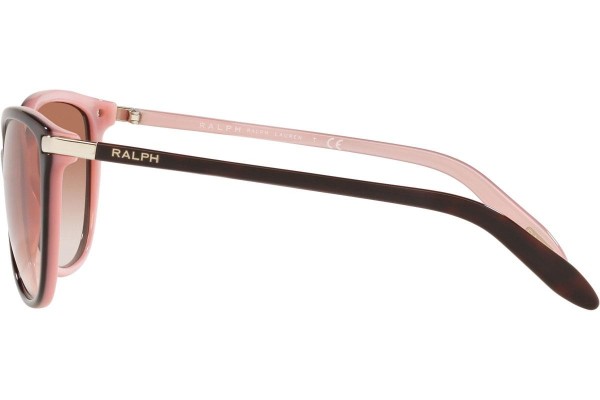 Okulary przeciwsłoneczne Ralph by Ralph Lauren RA5160 599/97 Kocie oczy Havana