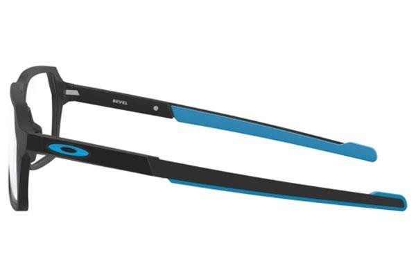 Okulary korekcyjne Oakley Bevel OX8161 816104 Prostokątne Czarne
