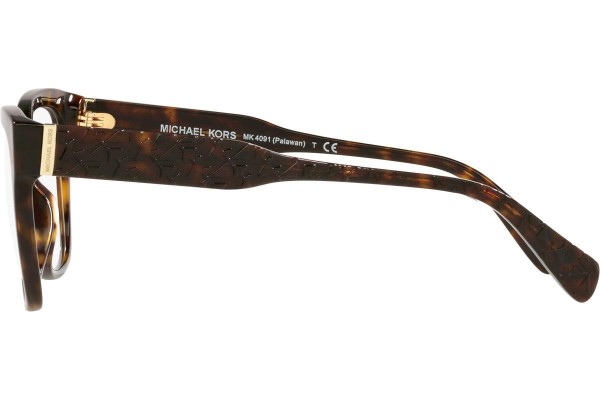 Okulary korekcyjne Michael Kors Palawan MK4091 3006 Kwadratowe Havana