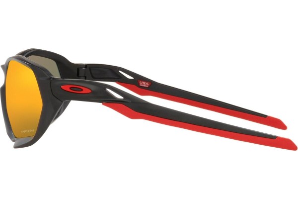 Okulary przeciwsłoneczne Oakley Plazma OO9019-11 Prostokątne Czarne