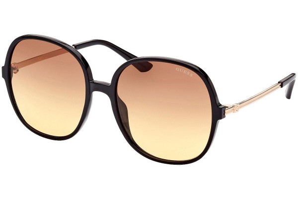 Okulary przeciwsłoneczne Guess GU7844 01F Okrągłe Czarne
