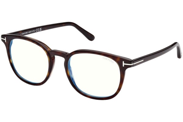 Okulary korekcyjne Tom Ford FT5819-B 052 Okrągłe Havana
