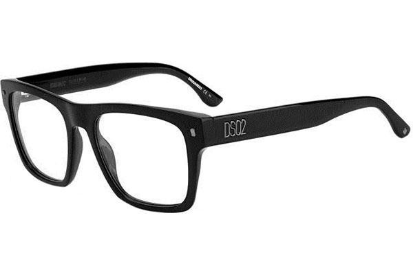 Okulary korekcyjne Dsquared2 D20037 ANS Kwadratowe Czarne