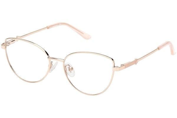 Okulary korekcyjne Guess GU9222 032 Kocie oczy Złote