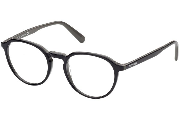 Okulary korekcyjne Moncler ML5144 001 Okrągłe Czarne