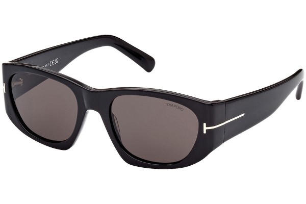 Okulary przeciwsłoneczne Tom Ford FT0987 01A Kwadratowe Czarne