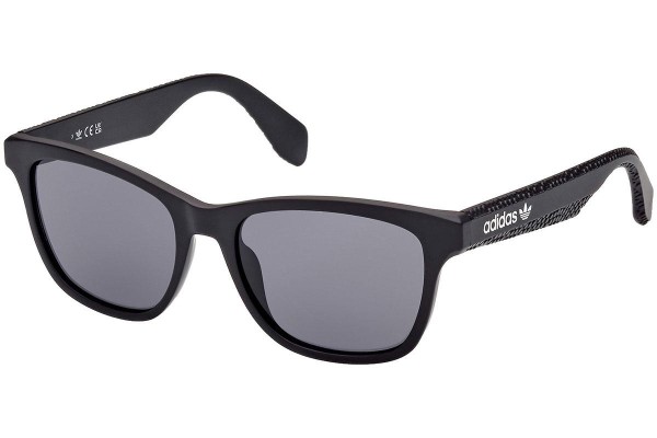 Okulary przeciwsłoneczne Adidas Originals OR0069 02A Prostokątne Czarne