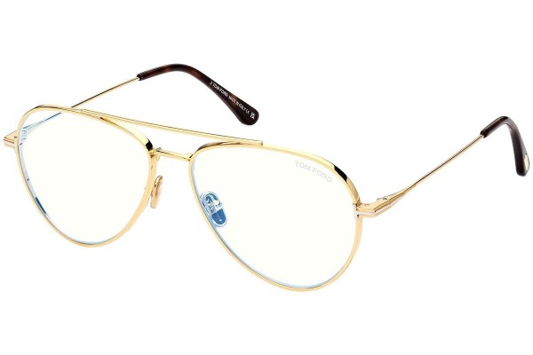 Silmälasit Tom Ford FT5800-B 030 Pilotti Kulta