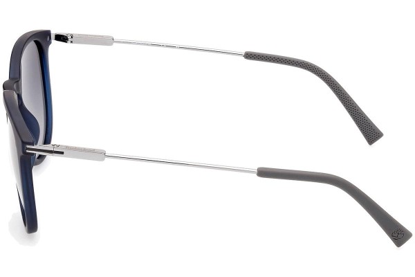 Okulary przeciwsłoneczne Timberland TB9291-H 91D Polarized Okrągłe Niebieskie
