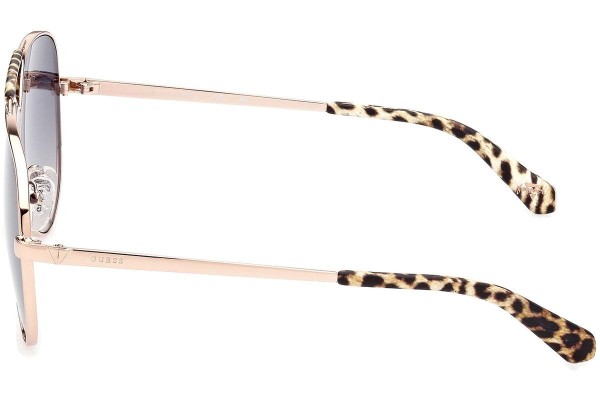 Okulary przeciwsłoneczne Guess GU5209 28B Pilotki (Aviator) Złote