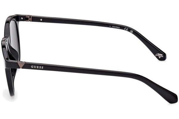 Okulary przeciwsłoneczne Guess GU5216 01A Okrągłe Czarne