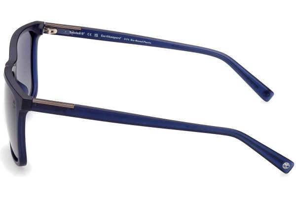 Okulary przeciwsłoneczne Timberland TB9280-H 91D Polarized Kwadratowe Niebieskie