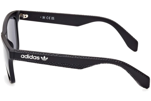 Okulary przeciwsłoneczne Adidas Originals OR0069 02A Prostokątne Czarne