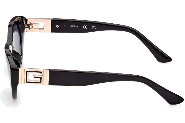 Okulary przeciwsłoneczne Guess GU7849 01A Owalne Czarne