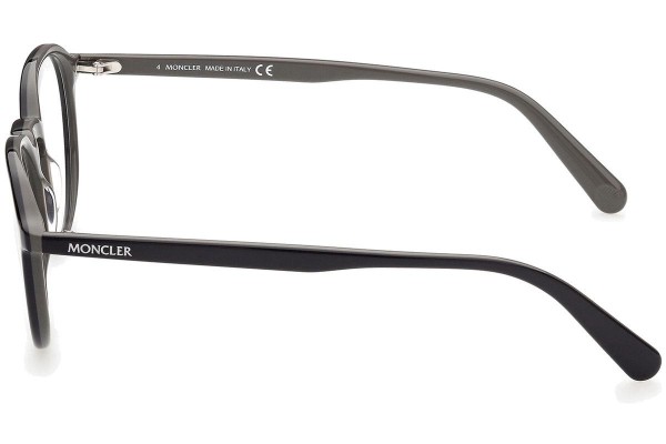 Okulary korekcyjne Moncler ML5144 001 Okrągłe Czarne