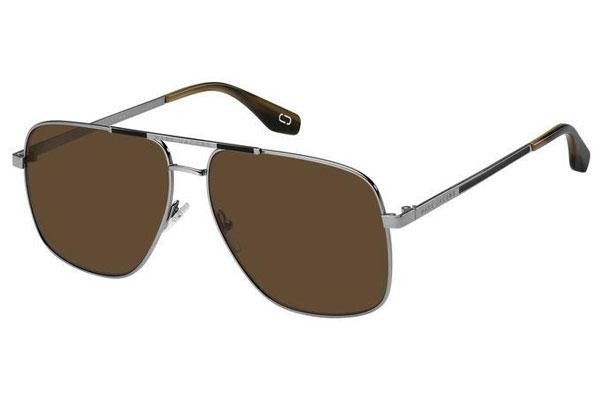 Okulary przeciwsłoneczne Marc Jacobs MARC387/S WIJ/70 Pilotki (Aviator) Srebrne
