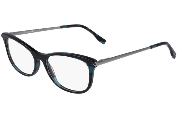 Okulary korekcyjne Lacoste L2863 220 Kocie oczy Niebieskie