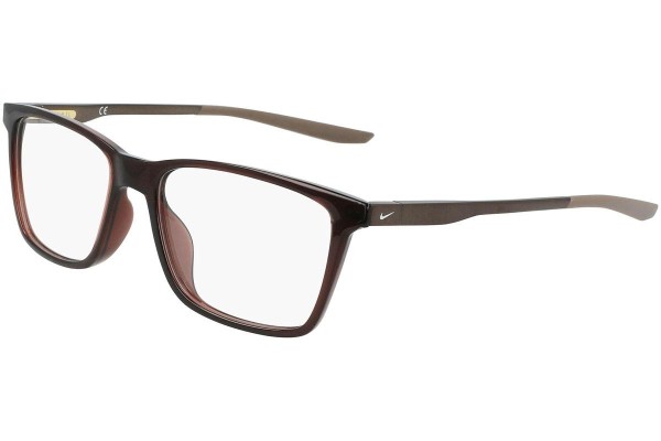 Okulary korekcyjne Nike 7286 201 Kwadratowe Brązowe