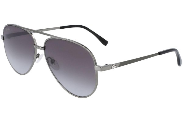 Okulary przeciwsłoneczne Lacoste L233S 024 Pilotki (Aviator) Szare