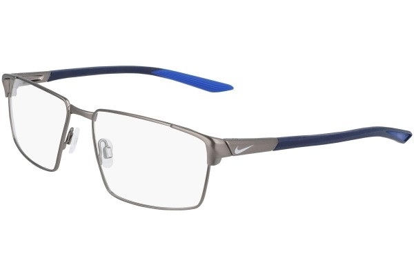 Okulary korekcyjne Nike 8053 074 Prostokątne Szare