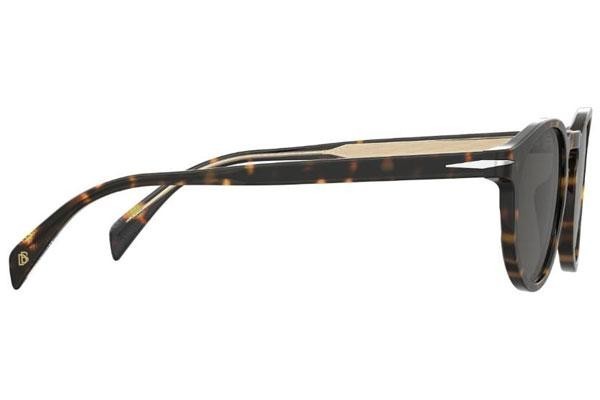 Okulary przeciwsłoneczne David Beckham DB1036/S 086/IR Okrągłe Havana