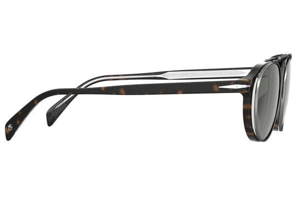 Okulary korekcyjne David Beckham DB1075/CS 45Z/UC Okrągłe Havana