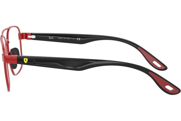 Okulary korekcyjne Ray-Ban Scuderia Ferrari Collection RX6467M F047 Kwadratowe Czerwone