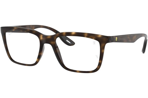 Okulary korekcyjne Ray-Ban Scuderia Ferrari Collection RX7192M F646 Kwadratowe Havana