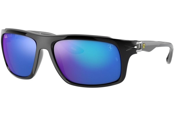 Okulary przeciwsłoneczne Ray-Ban RB4364M F66055 Prostokątne Czarne
